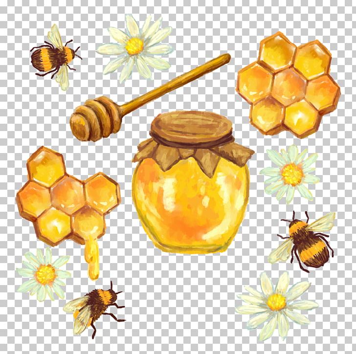 Honeycomb Nectar PNG, Clipart, Advertising, Aluminium Can, Bee, Beehive, Can Free PNG Download
