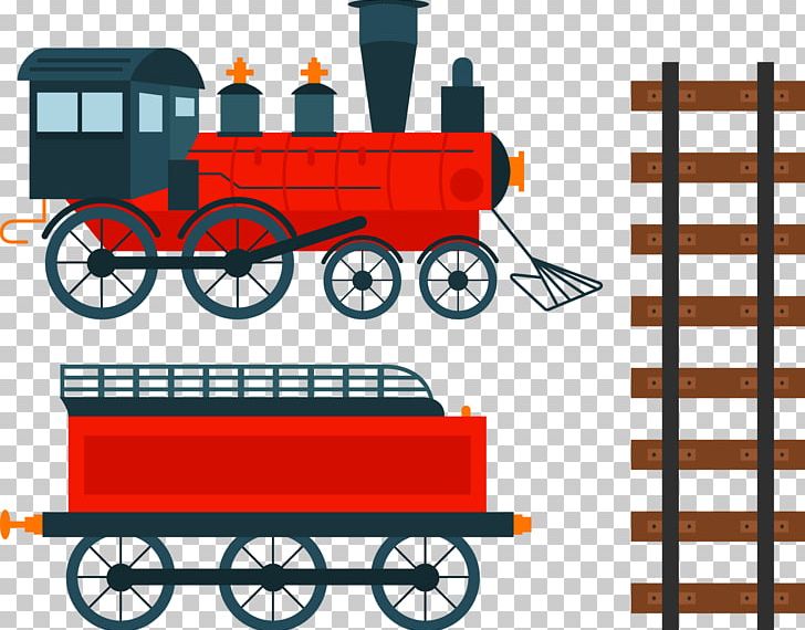 Train Rail Transport Steam Locomotive PNG, Clipart, Illustrator, Line, Locomotive, Mode Of Transport, Rail Free PNG Download