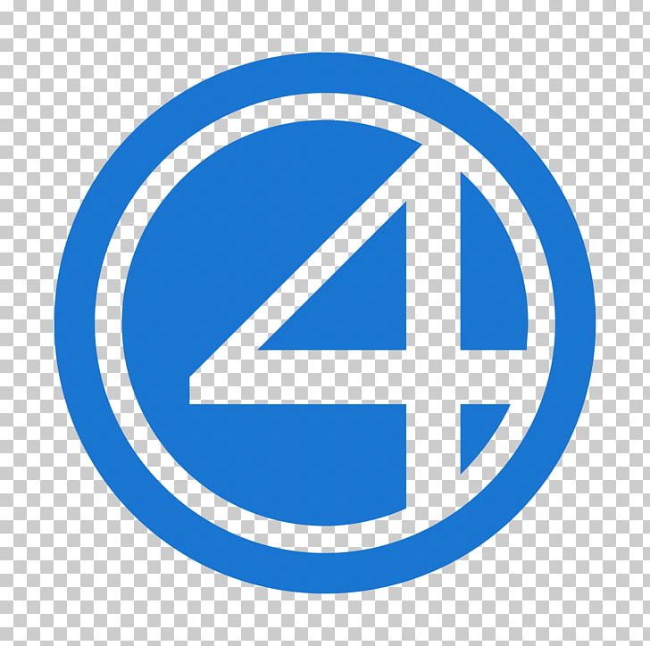 Logo Mister Fantastic Fantastic Four Human Torch PNG, Clipart, Area, Blue, Brand, Circle, Comic Free PNG Download