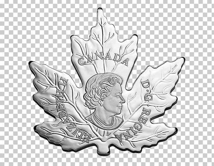 Canada Maple Leaf Coin Royal Canadian Mint PNG, Clipart, Black And White, Canada, Canadian Silver Maple Leaf, Coin, Currency Free PNG Download