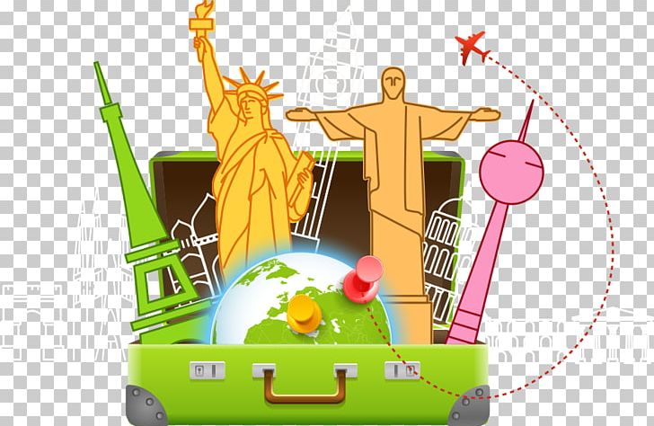 Suitcase Travel Bag PNG, Clipart, Adobe Illustrator, Aircraft, Cartoon, Green Apple, Green Tea Free PNG Download