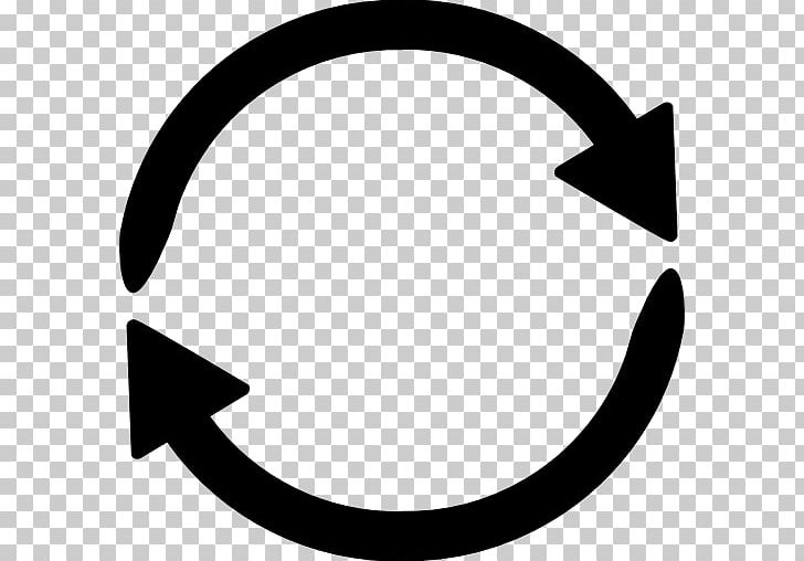 Arrow Recycling Symbol Computer Icons Sign PNG, Clipart, Arrow, Black, Black And White, Circle, Computer Icons Free PNG Download