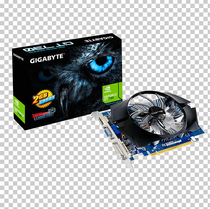 Graphics Cards & Video Adapters NVIDIA GeForce GT 730 GDDR5 SDRAM Gigabyte Technology Graphics Processing Unit PNG, Clipart, Computer Component, Electronic Device, Electronics, Geforce, Geforce Gt 730 Free PNG Download