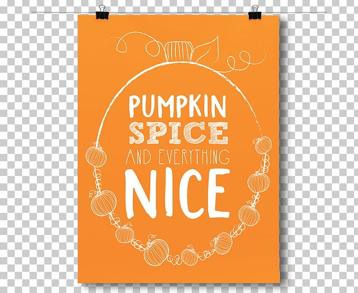 Poster Pumpkin Pie Spice Line Brand Font PNG, Clipart, Area, Brand, Cosmetics Posters, Line, Orange Free PNG Download