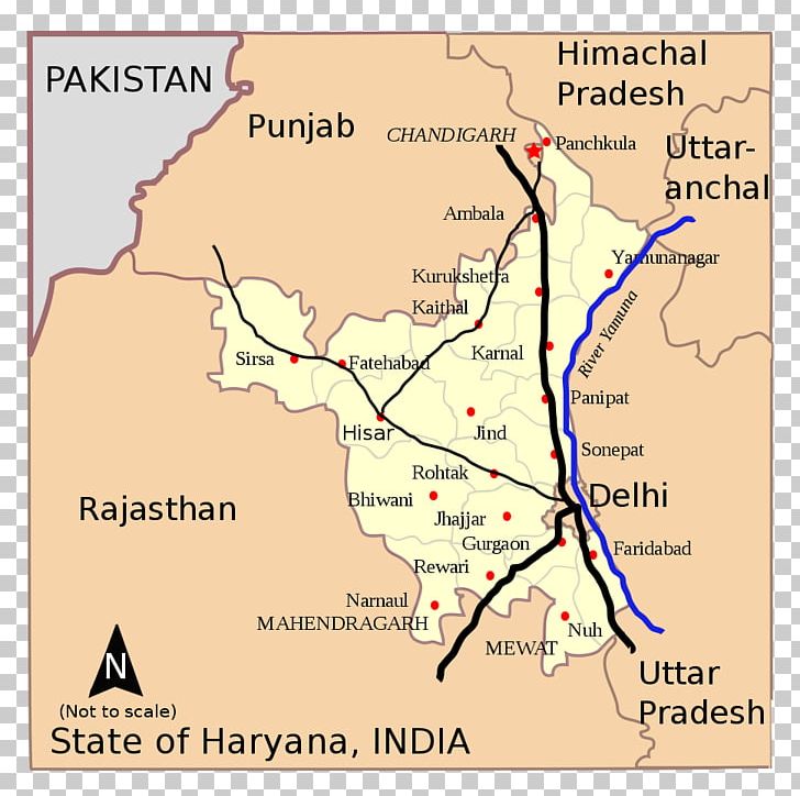 Sonipat Map Ghaggar-Hakra River Punjab Geography PNG, Clipart, Area, Digital Mapping, Ecoregion, Geography, Google Maps Free PNG Download