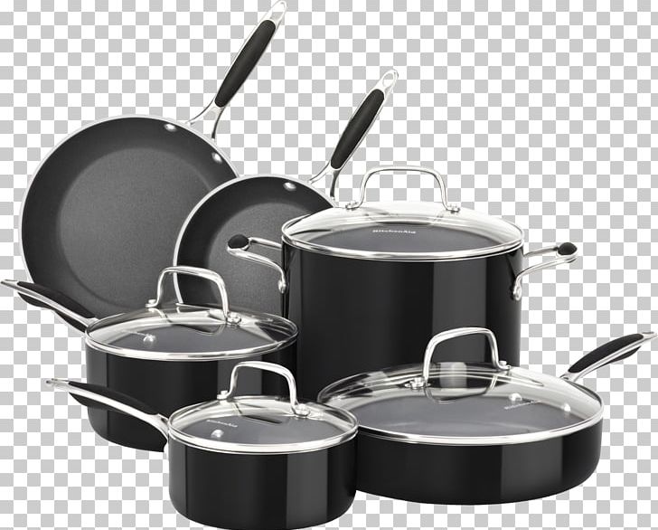Cookware Non-stick Surface KitchenAid Frying Pan PNG, Clipart, Casserola, Cast Iron, Cooking, Cooking Ranges, Cookware Free PNG Download