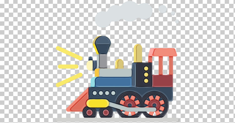 Locomotive Transport Train Vehicle Cartoon PNG, Clipart, Cartoon, Locomotive, Paint, Rolling, Rolling Stock Free PNG Download