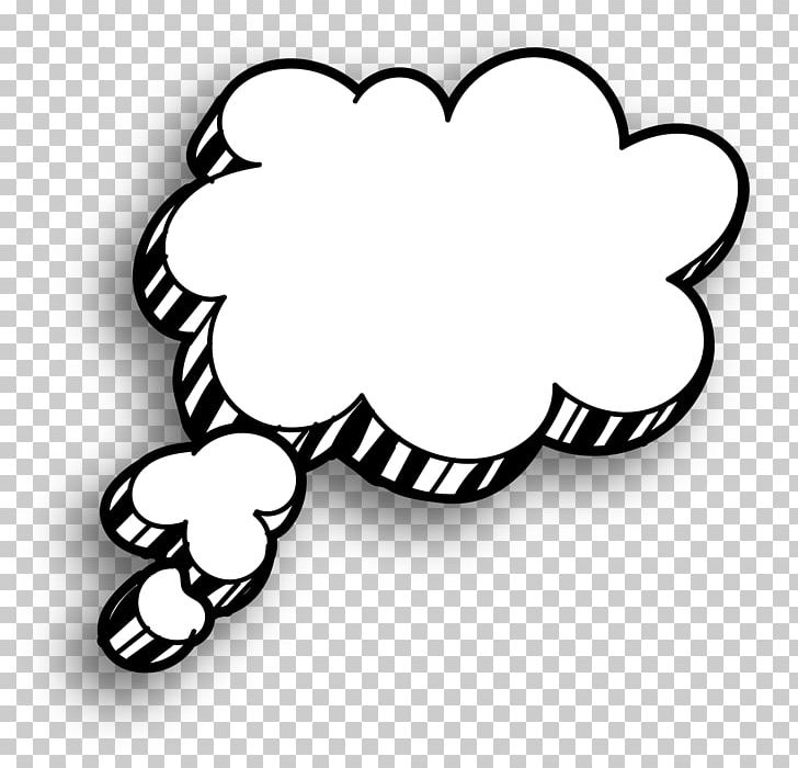 White Cloud Speech Balloon Drawing PNG, Clipart, Aestheticism Cloud, Area, Black And White, Bubble, Cartoon Free PNG Download