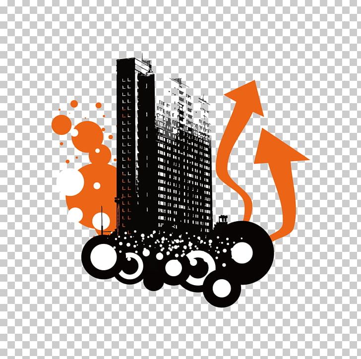 3d building silhouette