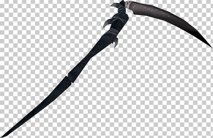 Scythe Sickle Reaper Death PNG, Clipart, Beak, Bird, Black And White, Blade, Cold Weapon Free PNG Download