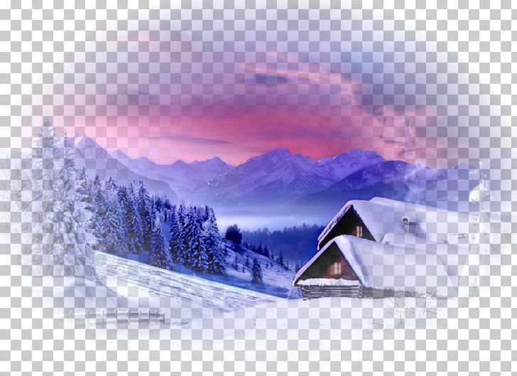 Desktop High-definition Television Snow Mountain Winter PNG, Clipart, 4k Resolution, 5k Resolution, Arctic, Christmas , Cloud Free PNG Download