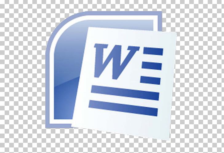 Microsoft Word Microsoft Office 2007 Computer Software PNG, Clipart, Blue, Brand, Computer Icons, Computer Software, Document Free PNG Download