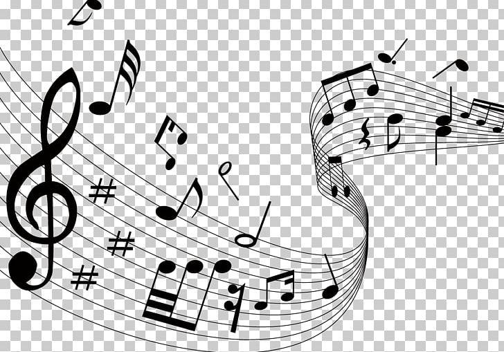 Musical Note Staff Musical Theatre PNG, Clipart, Angle, Art, Background Music, Black And White, Caballero Free PNG Download