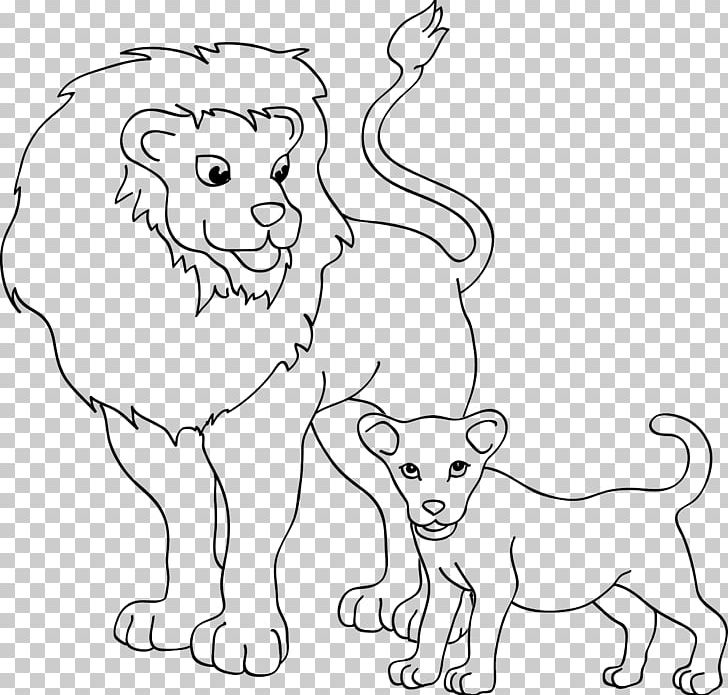 Ausmalbild Lion Zoo Animal Coloring Book PNG, Clipart, Animal, Art, Big Cats, Black, Carnivoran Free PNG Download