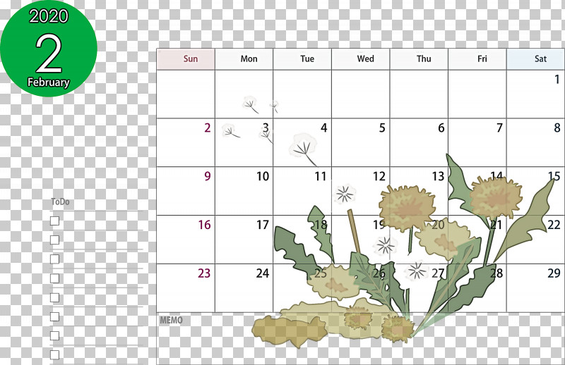 February 2020 Calendar February 2020 Printable Calendar 2020 Calendar PNG, Clipart, 2020 Calendar, February 2020 Calendar, February 2020 Printable Calendar, Flower, Plant Free PNG Download