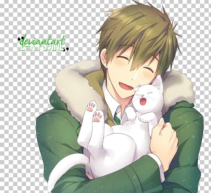 Makoto Tachibana Cat Rendering Character PNG, Clipart, 3d Computer Graphics, Animals, Anime, Black Hair, Boy Free PNG Download