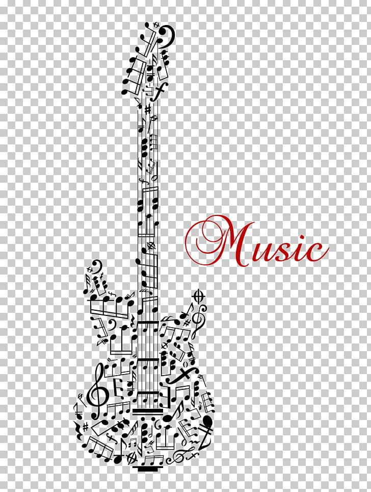 Guitar Silhouette Stock Illustration Musical Note PNG, Clipart, Acoustic Guitar, Black And White, Body Jewelry, Design, Electric Free PNG Download
