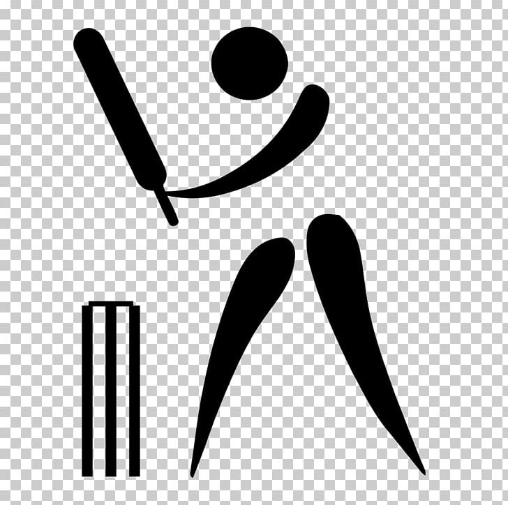 Olympic Games Cricket Bats Pictogram PNG, Clipart, Angle, Batting, Black, Black And White, Blind Cricket Free PNG Download
