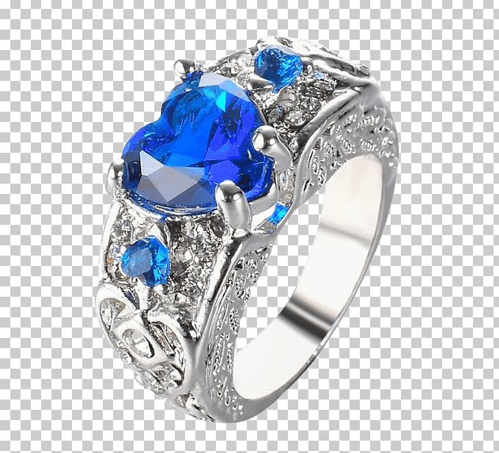 Sapphire Engagement Ring Gemstone Silver PNG, Clipart, Blue, Cha, Crystal, Diamond, Engagement Ring Free PNG Download