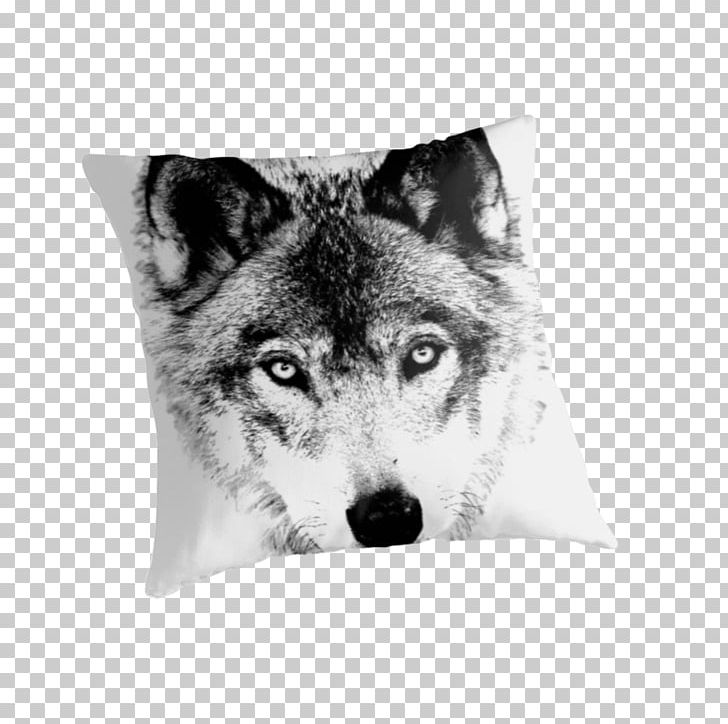 Gray Wolf T-shirt Printing Sleeve PNG, Clipart, Bag, Black And White, Clothing, Cushion, Dog Like Mammal Free PNG Download