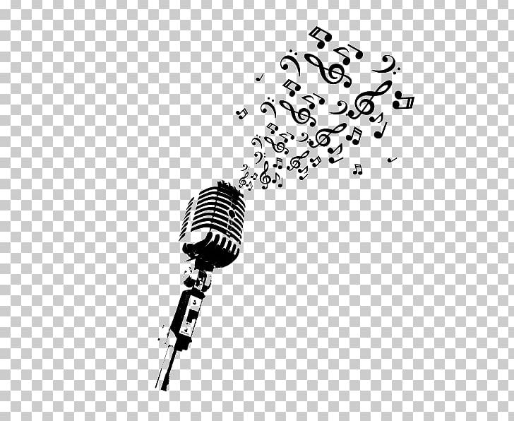 Microphone Musical Note Drawing PNG, Clipart, Art, Audio, Black, Black And White, Brand Free PNG Download