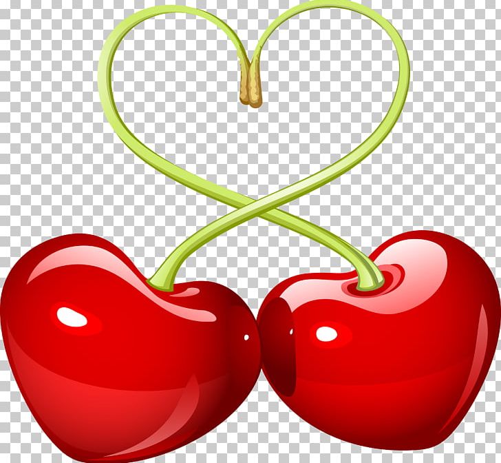 Cherry Love Heart PNG, Clipart, Apple, Cherry, Computer Icons, Food, Fruit Free PNG Download