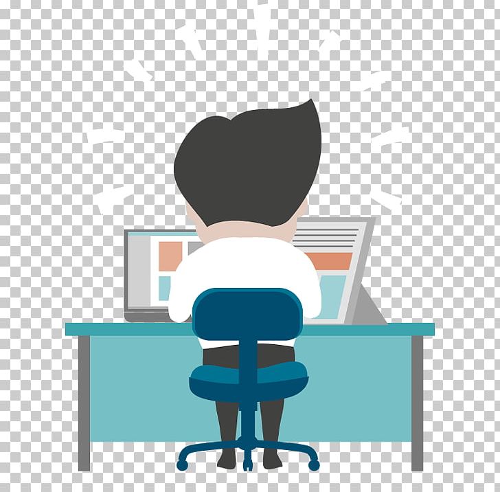 Office Cartoon PNG, Clipart, Cartoon, Chair, Communication, Desk, Desktop Computers Free PNG Download