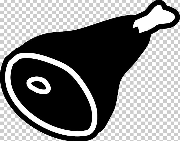 Sausage Christmas Ham Prosciutto PNG, Clipart, Black, Black And White, Christmas Ham, Drawing, Free Content Free PNG Download