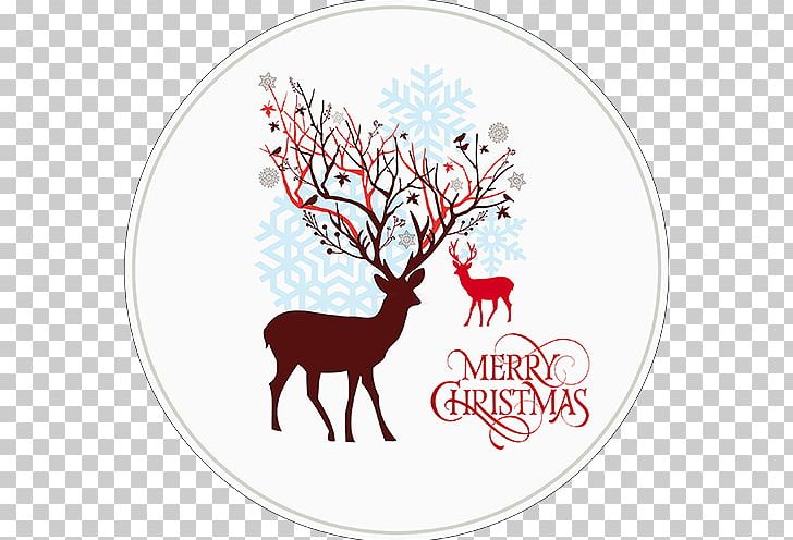 Reindeer Moose Christmas PNG, Clipart, Animals, Antler, Branch, Christmas, Christmas Card Free PNG Download