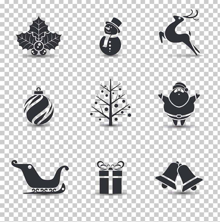 Santa Claus Christmas Computer Icons Illustration PNG, Clipart, Black And White, Body Jewelry, Christmas, Christmas Gift, Christmas Ornament Free PNG Download