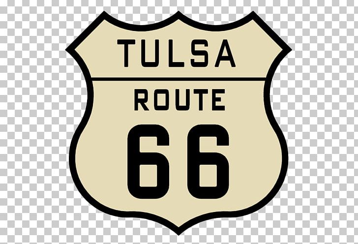 U.S. Route 66 Tulsa Logo Sleeve PNG, Clipart, Advertising, Area, Artwork, Brand, Color Free PNG Download