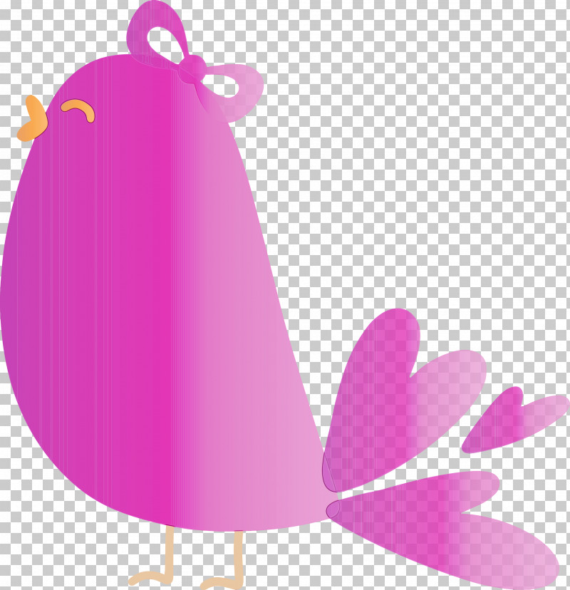 Pink Violet Magenta PNG, Clipart, Cute Cartoon Bird, Magenta, Paint, Pink, Violet Free PNG Download