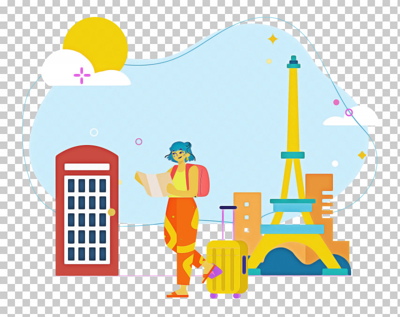 Paris Travel PNG, Clipart, Behavior, Cartoon, Human, Line, Mathematics Free PNG Download