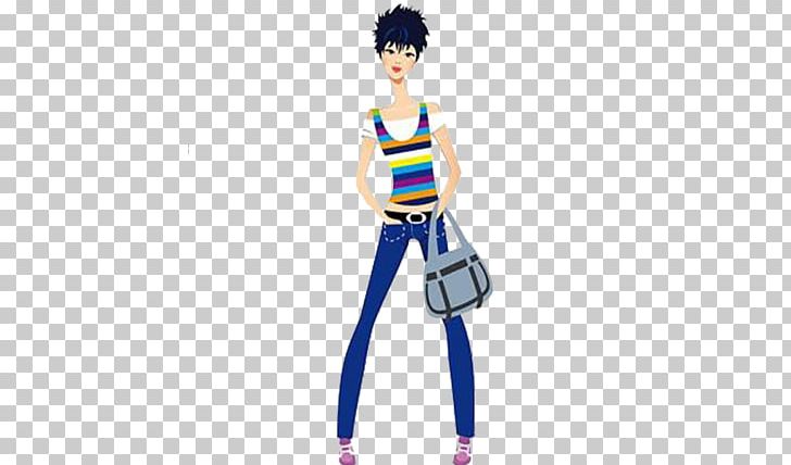 Shopping Bag Girl Fashion Png Clipart Anime Bab Cartoon