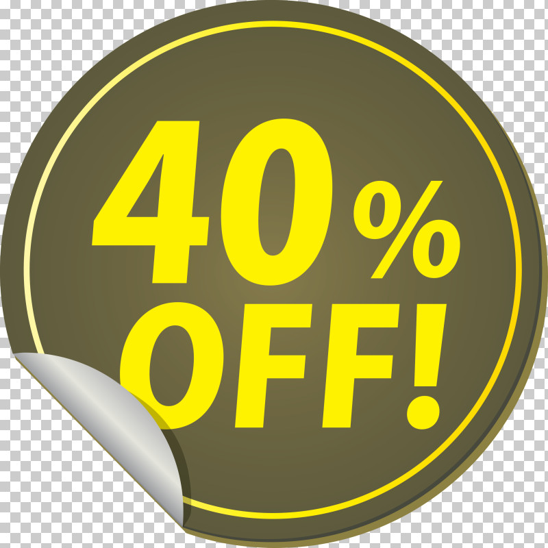 Discount Tag With 40% Off Discount Tag Discount Label PNG, Clipart, Analytic Trigonometry And Conic Sections, Area, Circle, Discount Label, Discount Tag Free PNG Download