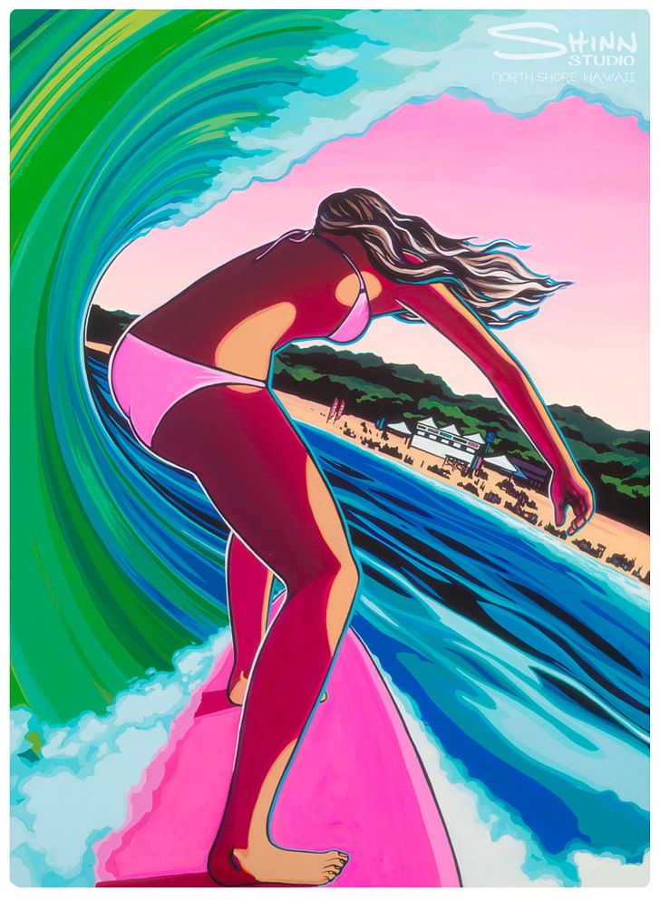 Oahu Surf Art Surfing Painting PNG, Clipart, Artist, Canvas, Computer Wallpaper, Drawing, Fictional Character Free PNG Download