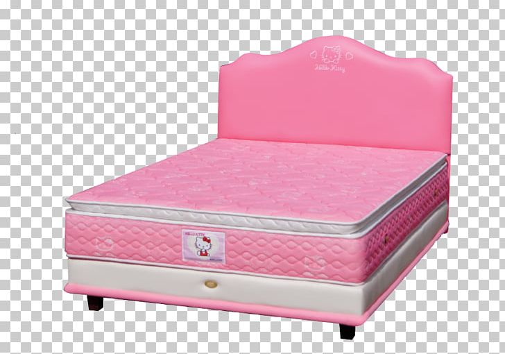 Hello Kitty Mattress Bed Divan Pillow PNG, Clipart, Angle, Bed, Bed Frame, Box Spring, Bukalapak Free PNG Download