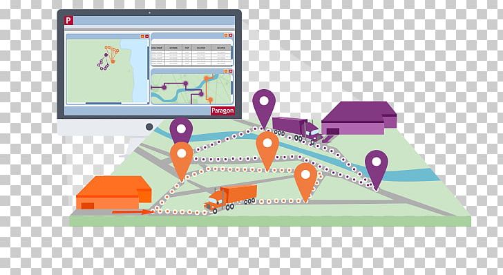 Journey Planner Fleet Management Software Mathematical Optimization Vehicle Routing Problem PNG, Clipart, Angle, Area, Computer Software, Depot, Diagram Free PNG Download