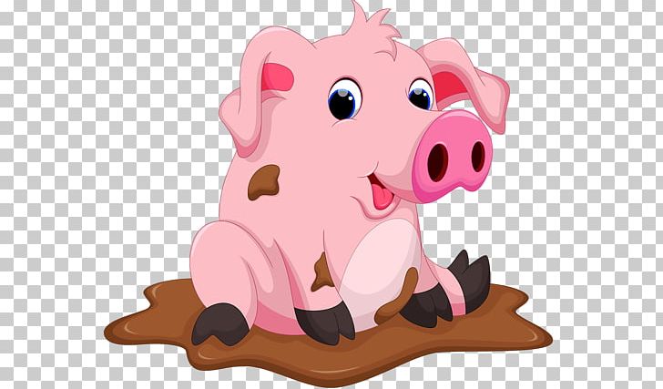 Pig Cartoon PNG, Clipart, Animals, Cartoon, Cartoon Pink, Drawing, Fictional Character Free PNG Download