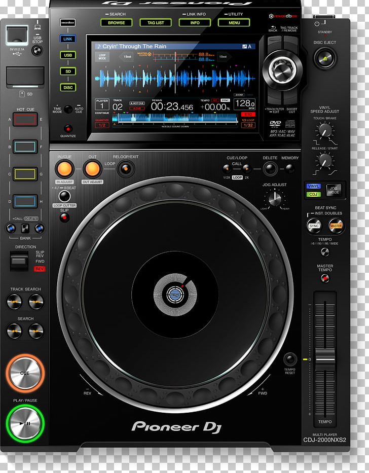 CDJ-2000 Computer Keyboard Disc Jockey Pioneer DJ PNG, Clipart, Audio, Audio Equipment, Cdj, Cdj2000, Cd Player Free PNG Download