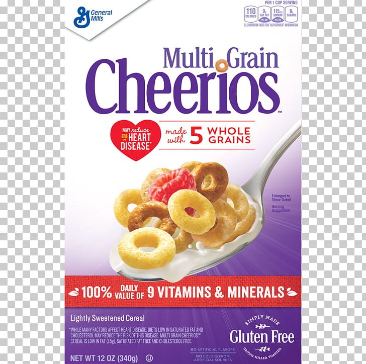 Breakfast Cereal General Mills Multi-Grain Cheerios Honey Nut Cheerios PNG, Clipart, Bran, Breakfast, Breakfast Cereal, Cereal, Cheerios Free PNG Download