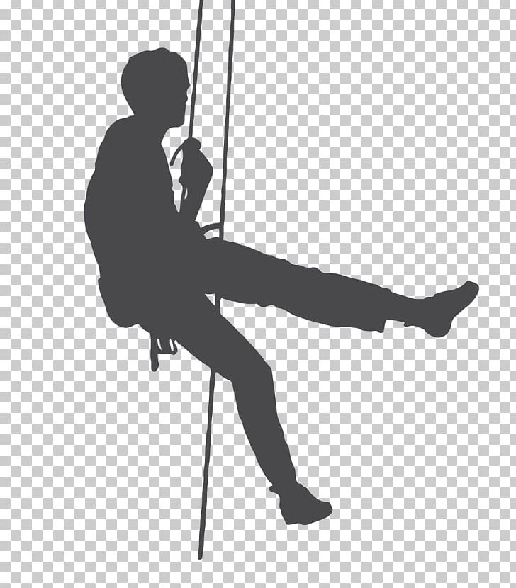 Silhouette Tree Climbing Mountaineering Sport PNG, Clipart, Angle, Animals, Arm, Black, Black And White Free PNG Download