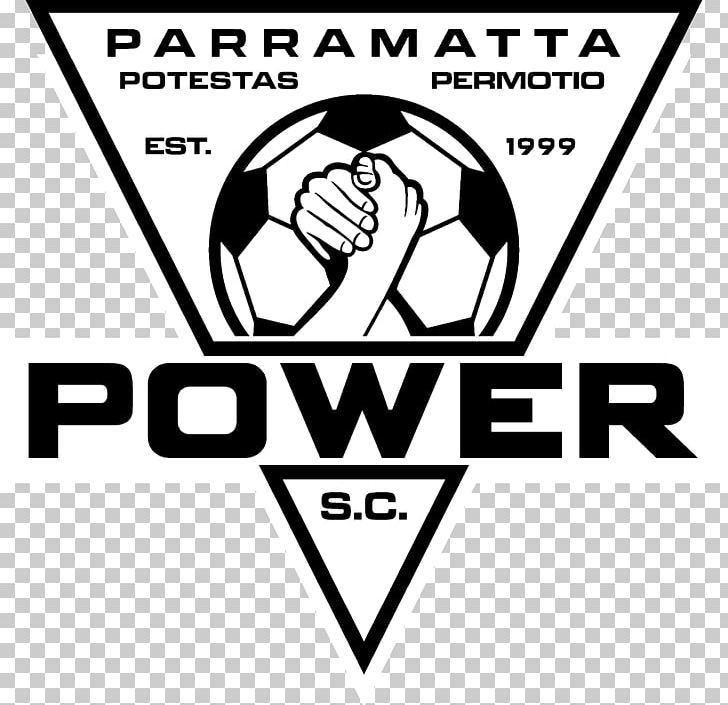 Logo Parramatta Power SC Brand PNG, Clipart, Area, Black, Black And White, Black M, Brand Free PNG Download
