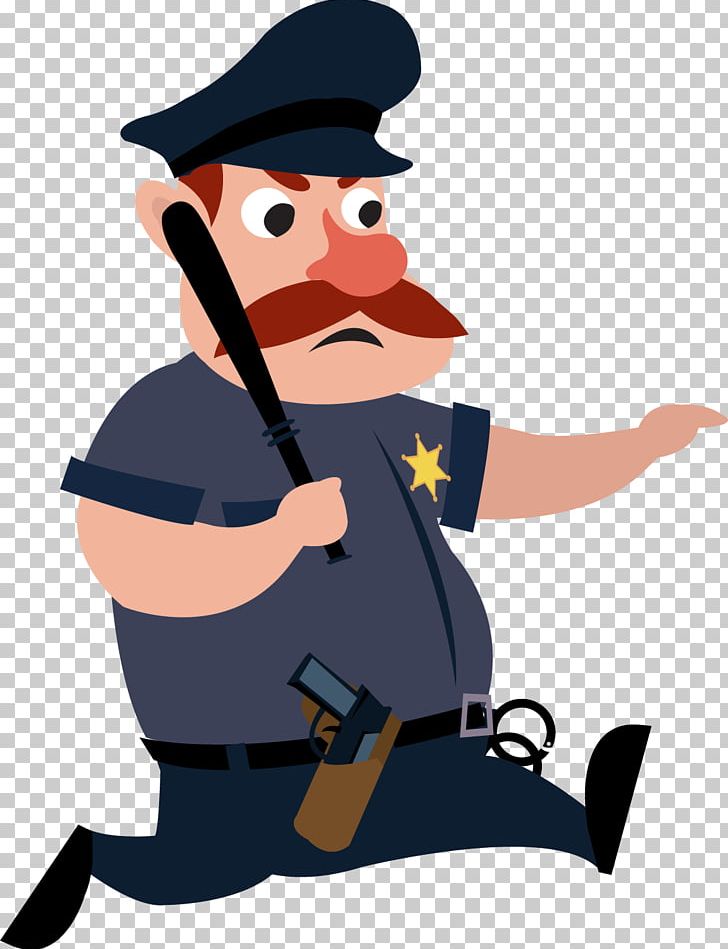 Cartoon Theft Police Officer Illustration PNG, Clipart, Animation, Art, Baton, Baton Light, Batons Free PNG Download