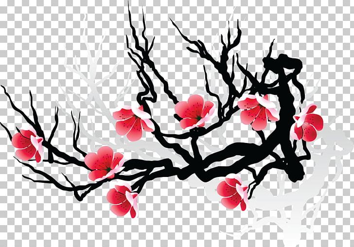 Cherry Blossom Drawing Flower PNG, Clipart, Art, Blossom, Branch, Calligraphy, Cherry Blossom Free PNG Download