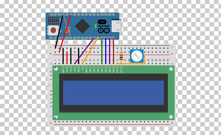 Microcontroller Electronics Liquid-crystal Display Arduino Autodesk 123D PNG, Clipart, Angle, Arduino Micro, Area, Autodesk, Brand Free PNG Download