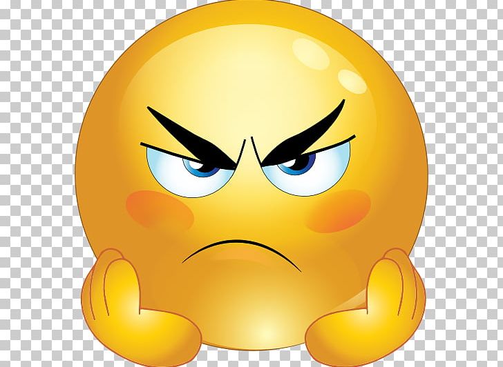 clipart angry face