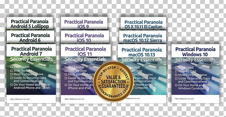 Practical Paranoia: Windows Security Essentials Practical Paranoia Macos 10.13 Security Essentials Practical Paranoia: Android 5 Security Essentials Microsoft Security Essentials PNG, Clipart, Apple, Book, Brand, Computer Security, Essential Free PNG Download