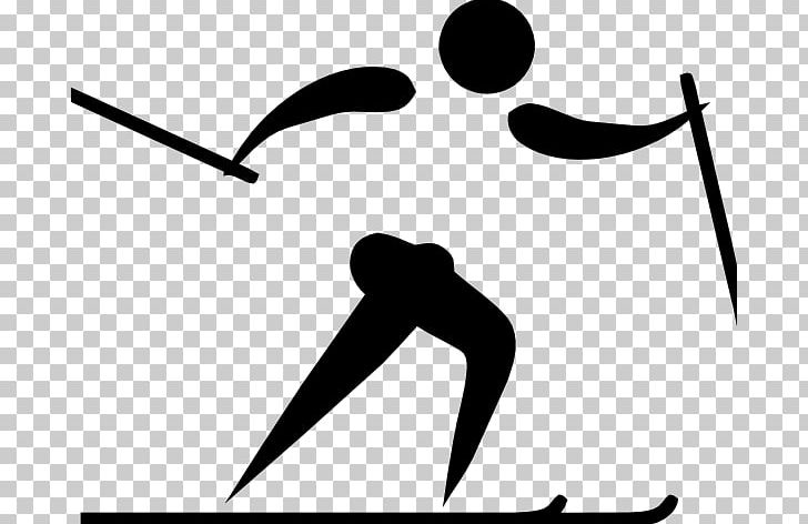 Winter Olympic Games Cross-country Skiing Nordic Skiing PNG, Clipart, Alpine Skiing, Angle, Area, Black, Black And White Free PNG Download
