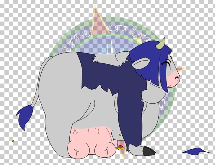 Cattle Art Pig Horse PNG, Clipart, Animals, Anime, Art, Blue, Carnivoran Free PNG Download